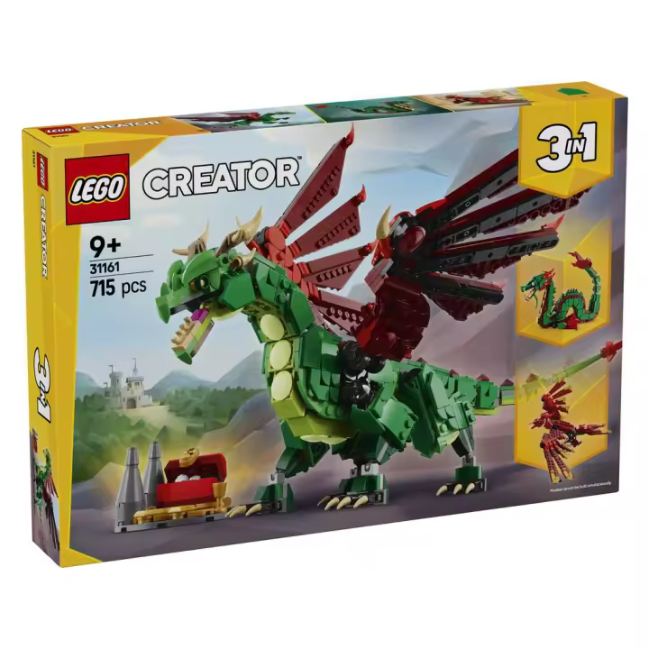 Lego Creator 3 en 1 Dragón Medieval Lego creator LEGO - 1