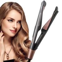 Plancha y rizador del cabello de 2 in 1 con revestimiento de cerámica y un visor LED con niveles de temperaturas que pueden rondar desde los 130ºC a los 230ºC para un acabado profesional - details 5