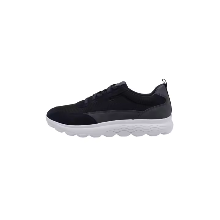 Geox U SPHERICA A - MESH+SCAMOSCIAT  Deportivas Planas Hombre Azul - 1