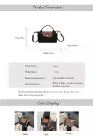 Bolso de nailon de alta calidad para mujer, bandolera pequeña de diseñador, de lujo, 2024 - details 0