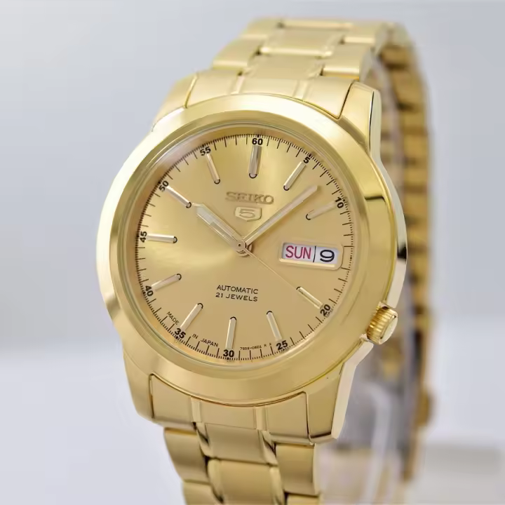 Seiko Watches | Reloj Automático Hombre Seiko 5 SNKE56J1 | Hecho en Japón | 30m WR | Correa de Acero - 1