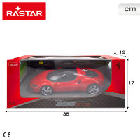 RASTAR - Coche teledirigido, Ferrari 296 GTS, Con licencia oficial, Escala 1:16, Con luz, Color rojo, Coches teledirigidos, Vehículo teledirigido, Mando a distancia, Regalos para niños - details 6