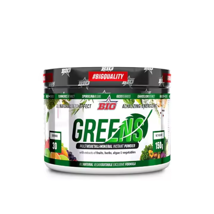 BIG GREENS 300g | Fórmula Avanzada de Superalimentos, Adaptógenos y Enzimas Digestivas | Detox Natural, Energía y Bienestar - 1