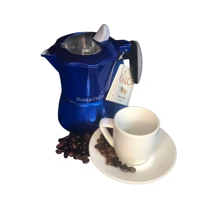 Cafetera Italiana SANTA CLARA, 3 tazas - 1