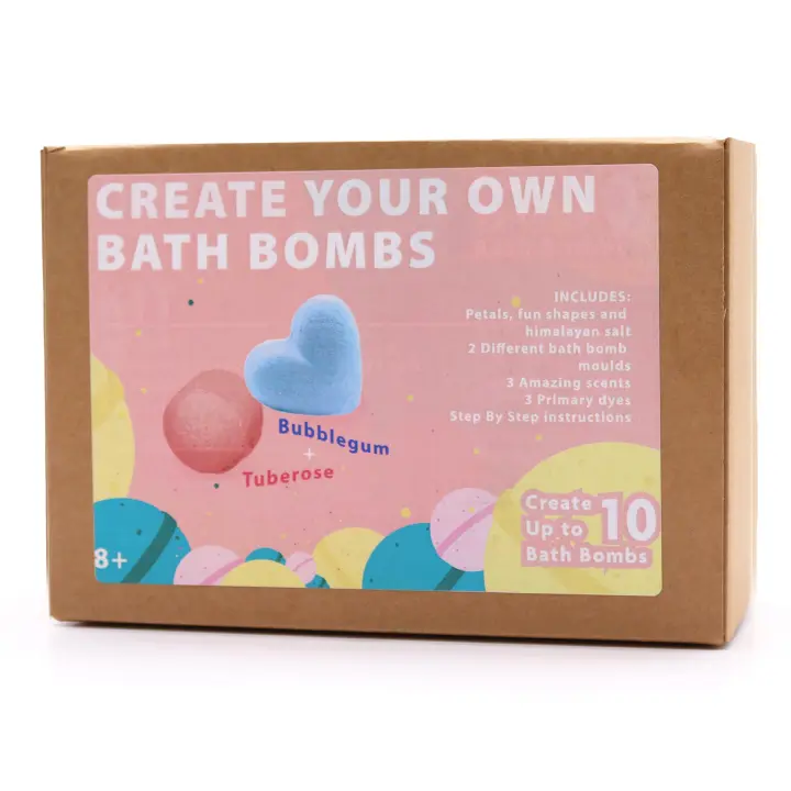 Kit de Regalo Macruma, Fabrica de Bombas de Baño Rosa y Chicle. - 1