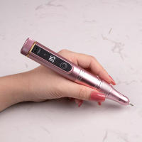 Máquina De Taladro Eléctrica Sin Alambre Para Uñas Con Pantalla LED Dirección Adelante Y Atrás Herramienta De Manicura Para Uñas De Acrílico Set De Manicura - details 13
