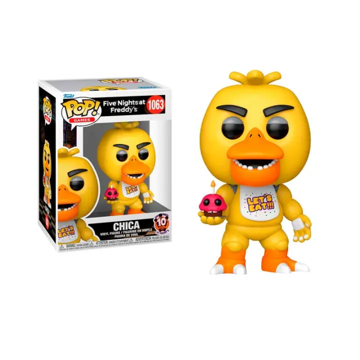 Funko Pop! Games Five Nights at Freddy's: 10 Years, Chica 1063 - 1