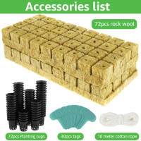 Kit De Cubos De Túnel De Hidroponia 72 Piezas 1.5 Pulgadas Absorción De Nutrientes Con Red De Malla Para Plantas En Casa - details 0