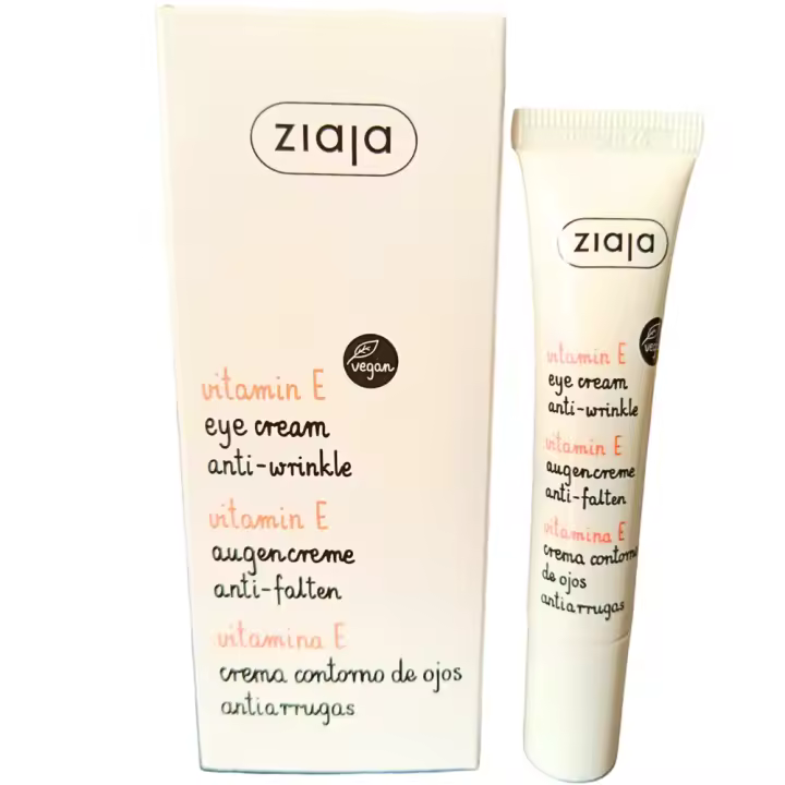 Crema Contorno de Ojos Antiarrugas 15ml. Con Vitamina E.  Pieles Maduras y propensas a las Arrugas. Ziaja - 1