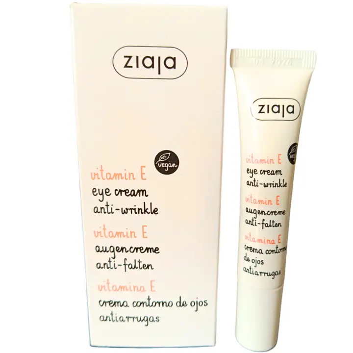 Crema Contorno de Ojos Antiarrugas 15ml. Con Vitamina E.  Pieles Maduras y propensas a las Arrugas. Ziaja - 1