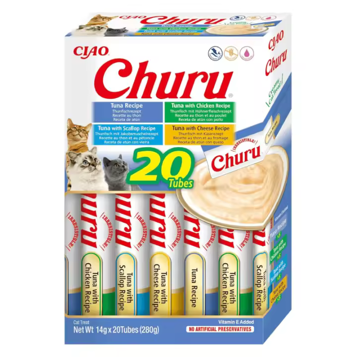 Churu Recetas variadas de Atún (20x14gr) - 1