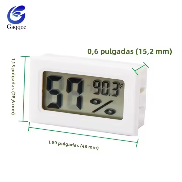 Mini Termómetro Digital Higrómetro Medidor De Temperatura Y Humedad Para Interior Con Sensor LCD Tester De Humedad Y Temperatura - 1