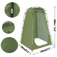 Carpa Portátil Westtune De Privacidad Para Ducha a Prueba De Agua Y Al Aire Libre Para Camping Senderismo Playa Baño Y Sala De Ducha - details 2