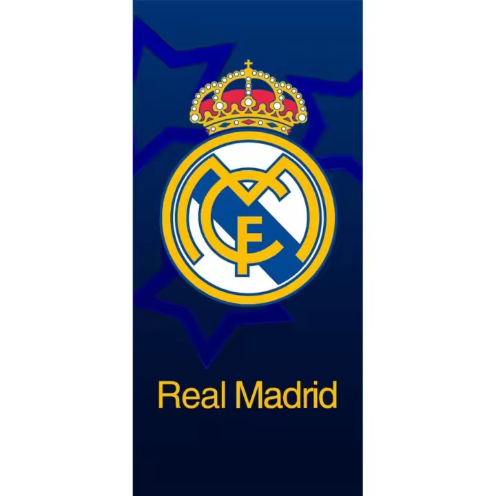 Toalla de Playa, 100% Algodón, Modelo NW1397, 75x150cm, Licencia Real Madrid - 1