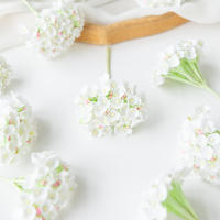 3Pcs Arco De Flores Artificiales De Seda Babysbreath Para Boda Navidad Decoración De Vaso Hogar Regalo DIY De Festival - details 1