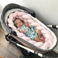 Nueva almohada de sofá con bola anudada larga tejida danesa, almohada creativa de trenza nórdica para cama infantil. - details 4