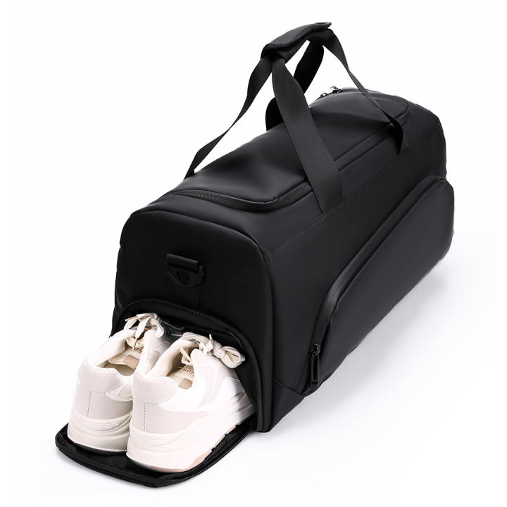 Bolsa de Deporte Bolsa Gimnasio para Hombre Mujer Grande Bolsa de Viaje con Zapatos y Compartimentos Húmedos Fin de Semana Viaje Bolsos Deportivos Fitness Gym