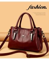 Bolso De Hombro Para Mujer De PU De Alta Calidad Y Tres Capas Suaves Bolso Cruzado De Lujo Diseñador a Main Bolsos De Mujer - details 6