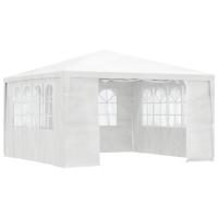 vidaXL Carpa Profesional para Fiestas con Paredes 4x4m Campamento Toldo Color Azul,  Blanco,  Antracita y mas - details 1