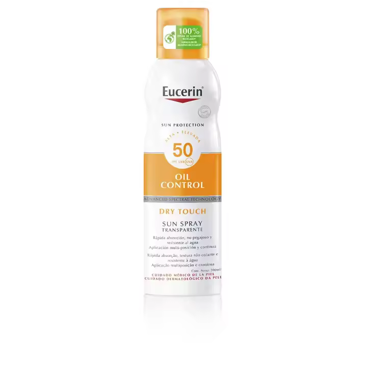 Eucerin Oil control SPF50 Dry touch Sun Spray Transparente  200ml - 1