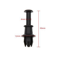 2/4PCS Clips Retenedor De Coche Negro Gancho De Puerta Interior De Automóvil Clavija De Fijación Para Maletero Y Rack De Equipaje - details 3