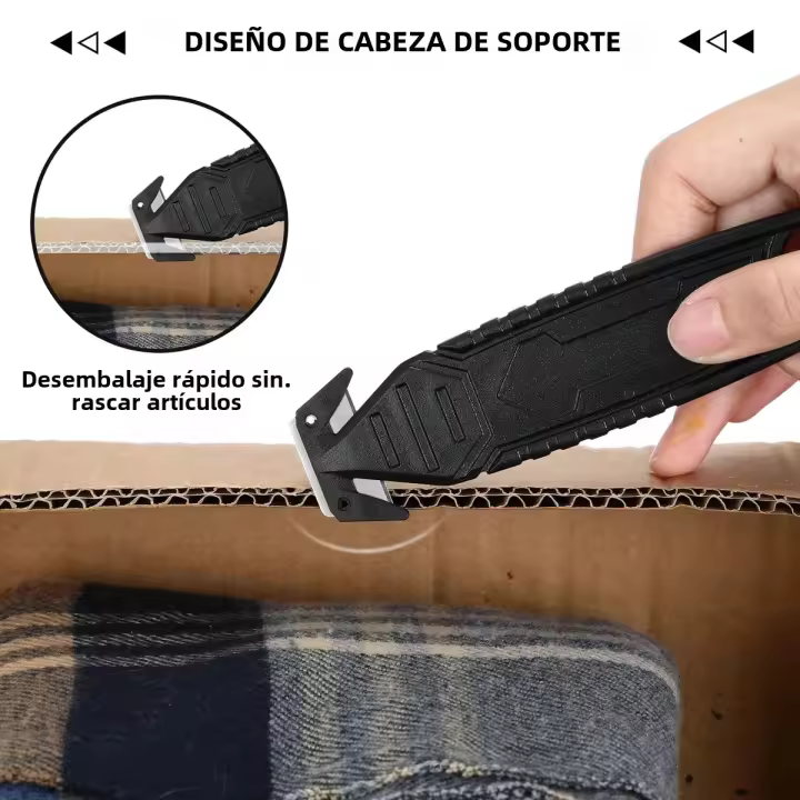 Cuchillo De Caja 1pc Para Cartón Y Bolsas De Trabajo Cuchillo De Utilidad Para Cortar Letras Y Cintas Herramientas - 1