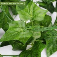 Guirnalda De Hojas De Hiedra Artificial De 11M Para Decoración De Jardín Murales Bodas Y Fiestas Decoración De Casa Planta Climática Falsa Para Exterior - details 10