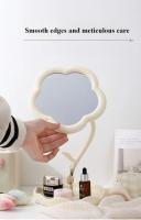 Espejo De Maquillaje Para Mesa Decoración De Hogar Roto Giratorio Desmontable Con Partes De Almacenamiento Espejo De Vestir Para Dormitorio - details 2