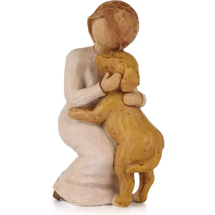 Adorno escultóricos adecuados para la decoración del Hogar, Recuerdo de Amistad de Perros - 1