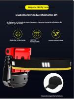 Linterna Frontal LED XPE Mini Recargable Por USB Con Clip De Inducción Para Pesca Camping Ciclismo Running Luz Portátil Para Noche - details 2