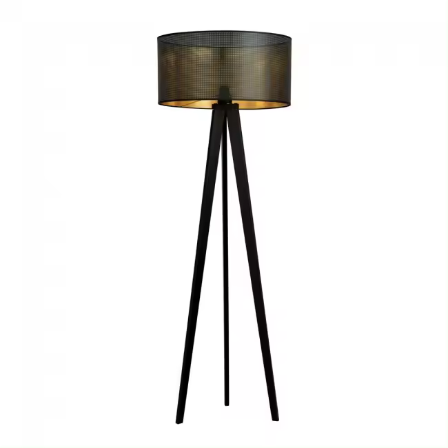 Wonderlamp Lámpara de pie trípode Martin Negro - 1