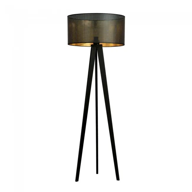 Wonderlamp Lámpara de pie trípode Martin Negro - 1