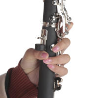 Cubierta De Goma Para Dedo De Clarinete Y Saxofón Accesorios Musicales De Muelle Resistente Funda Para Instrumentos De Viento Negro - details 4