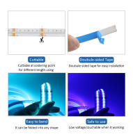 Tira De LED COB Flexible DC24V 840 LEDs 12mm 5 En 1 Alta Intensidad RGB CCT Para Decoración De Habitaciones IP20 Dimmable - details 7