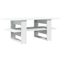 Vidaxl Mesa de Centro Madera de Ingeniería 102x55x42 Cm Blanco - details 1