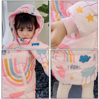 Abrigo De Invierno Para Niños Y Niñas Con Capucha Chaqueta De Poliéster Y Algodón Cálida Y Resistente Al Viento Ropa Infantil Para Niños De 2 a 7 Años - details 15