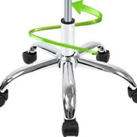 T-LoVendo Silla de Escritorio para Oficina Estudio Comedor Ergonómica con Ruedas Altura Ajustable Sin Reposabrazos - details 6