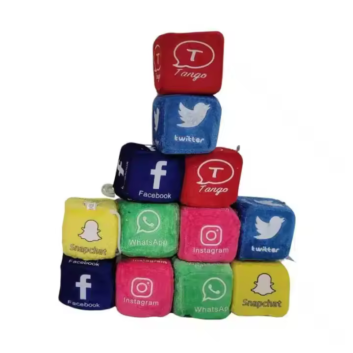 Dado de peluche redes sociales modelos surtidos CB/06067 Giraldillo - 1