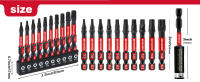 Set De Puntas De Encendedor Geinxurn 2 Pulgadas T7-T40 Torx Magnético S2 Acero De Aleación Base Incluida Star Bit - details 1