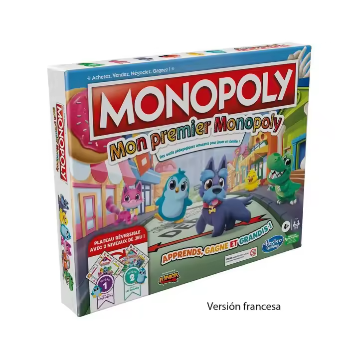 Hasbro Juego De Mesa Mi Primer Monopoly En Francés - 1