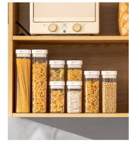 Caja De Almacenamiento De Alimentos Plástica Sellada Para Cereales Dulces Y Frutas Con Tapa Organizador De Cocina Para Refrigérateo - details 3