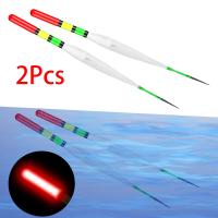 2Pcs Luz LED Para Pesca Flotadores Electrónicos Automáticos Aviso De Mordida Buoy Luminoso Accesorio De Pesca Flotador Inteligente Con Sensibilidad Alta - details 2
