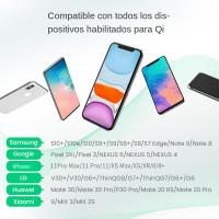 Lámpara De Escritorio LAOPAO 10W QI Carga Inalámbrica Con Calendario Alarma De Temperatura Y Luz De Escritorio Protección Ocular Para Negocios Y Estudio - details 1