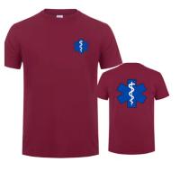 Camiseta EMT De Emergencia Ambulancia Para Hombres Y Mujeres Moda Verano Streetwear Cuello Redondo Manga Corta Casual Sport - details 3