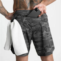 Shorts De Running Para Hombre Verano 2025 Fitness Gym Quick Dry Con Bolsillo Cierre De Cremallera Pantalones Deportivos Bodybuilding - details 11
