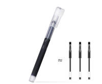 Lytwtw's 10 Piezas De Bolígrafo De Tinta Líquida Con Punta Recta Para Oficina Y Escuela Suministros Creativos Y Dulces De Alta Capacidad - details 1