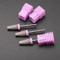 Conjunto De 5 En 1 Brocas De Carburo De Tungsteno Para Uñas Pulidoras Pedicura Eliminador De Uñas De Acrílico Y Gel Herramientas De Pulido - Extra Fino - details 4