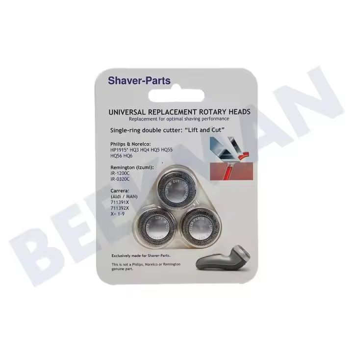 Universal recambio cuchillas Cabezal de Afeitado para Afeitadora HQ4, HQ56 - Philips - 1