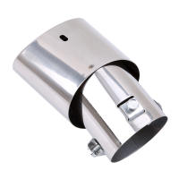 Tubo De Escape Trasero Universal Para Coche En Acero Inoxidable Y Cromo Accesorios De Automóvil Reemplazo De Tubo De Escape - details 0