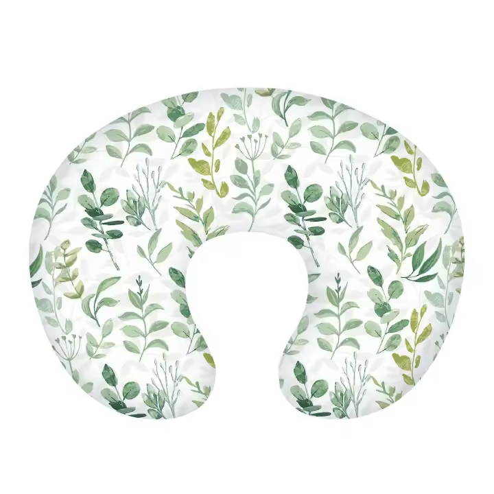 Funda De Almohada Cubierta antideslizante Funda De Cojín transpirado Funda de almohada de bebé lavable elegante Funda de almohada de Lactancia maternal - 1